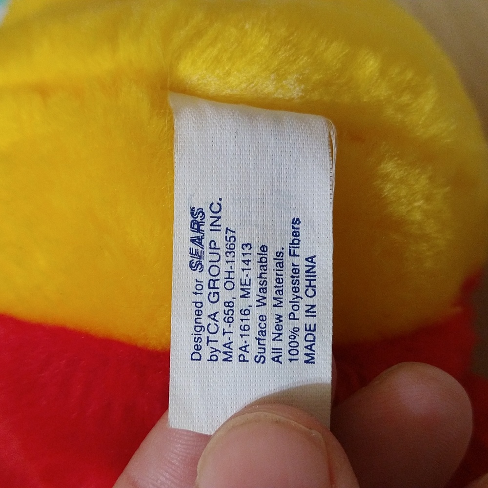 Vintage 1991 Sears Disney Winnie the Pooh Plush Stuffed Animal - Picture 4 of 4